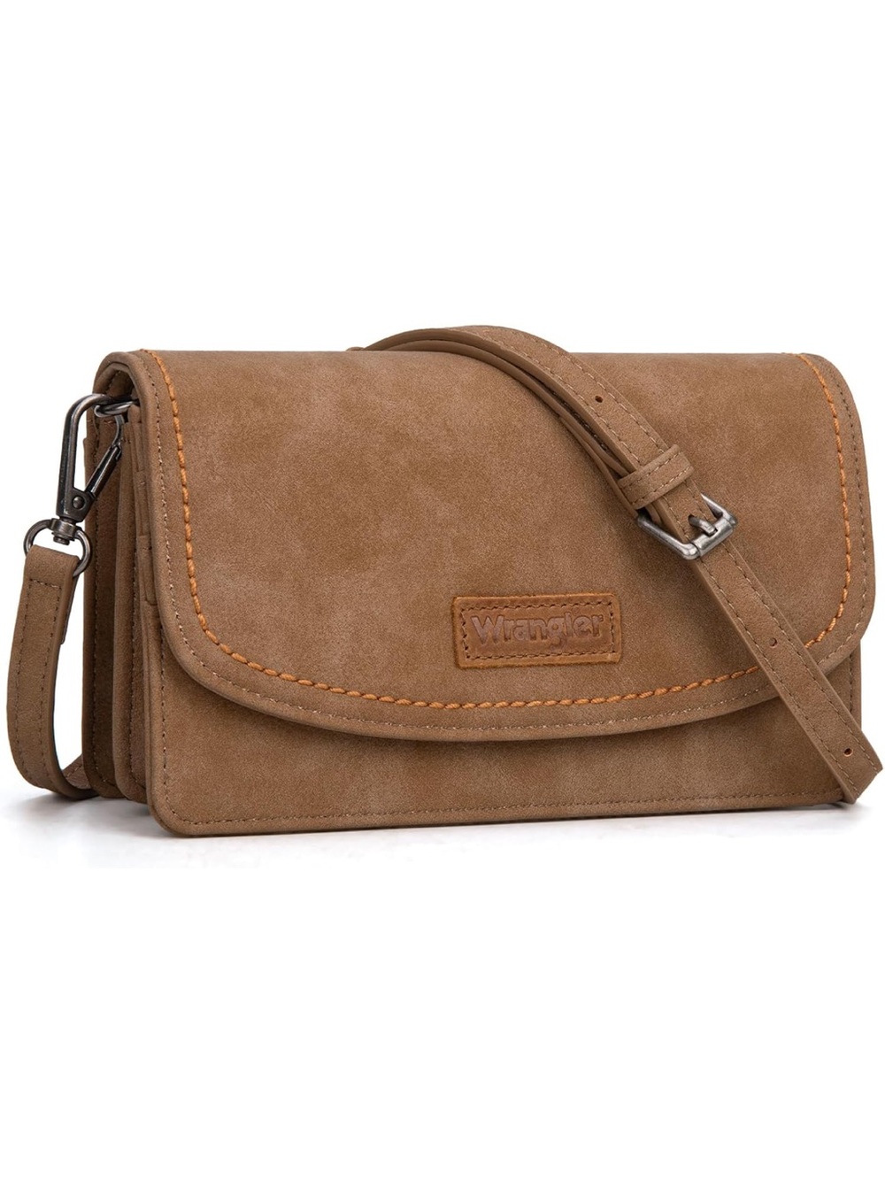 Wrangler Crossbody Khaki bag RFID protection